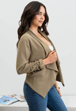 Load image into Gallery viewer, Rouched Sleeve Blazer