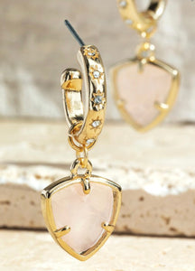 Rose Quartz Earrings