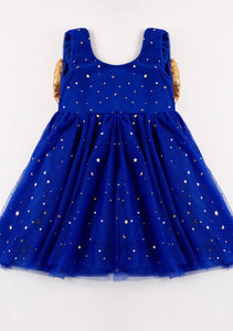 Blue Sequin Dress