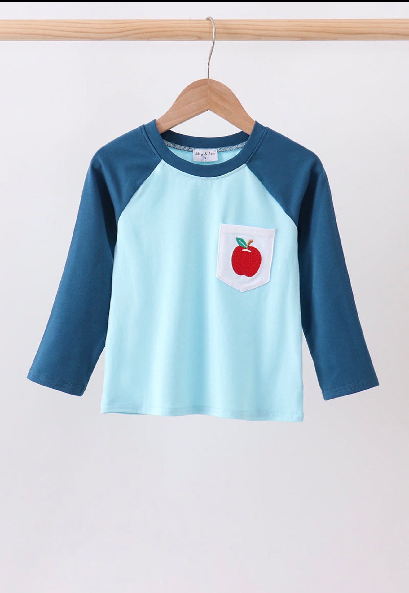 Teal Apple Back to School Shirt