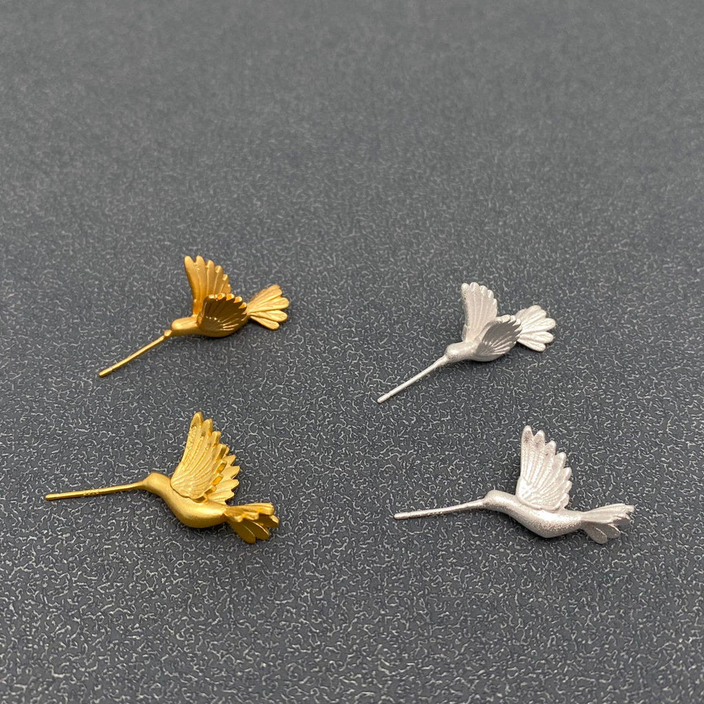 Hummingbird Ear Studs