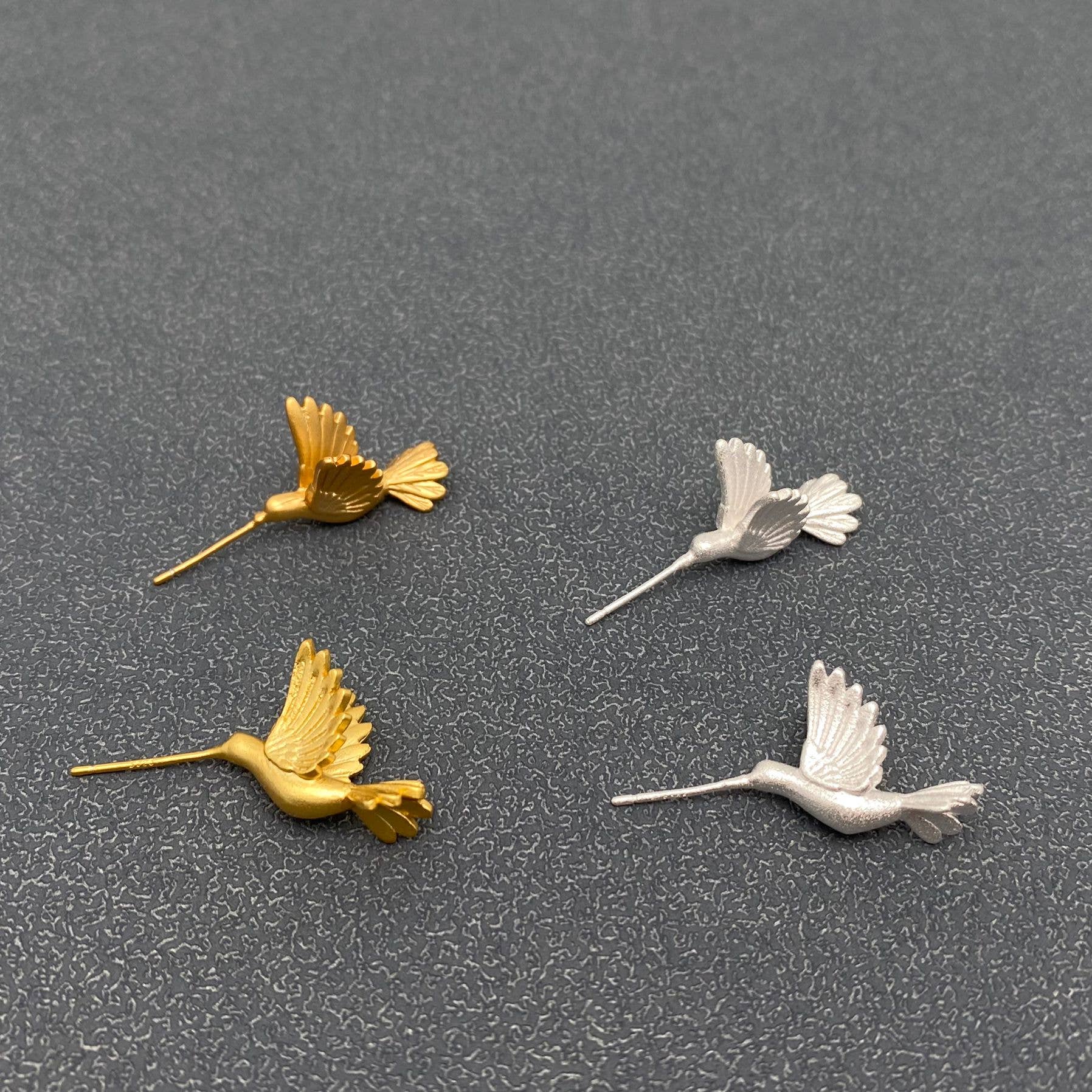 Hummingbird Ear Studs