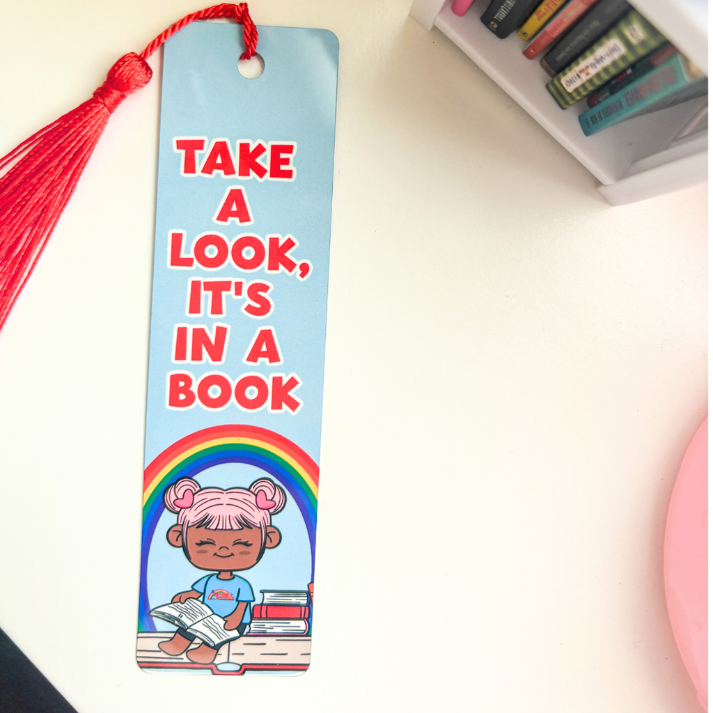 Take a Look its in a Book | Metal |  Standard Bookmark