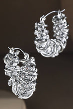 Load image into Gallery viewer, Small Hoop Earring With Rhinestones