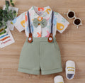 Boys Bunny Print Set