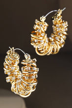 Load image into Gallery viewer, Small Hoop Earring With Rhinestones