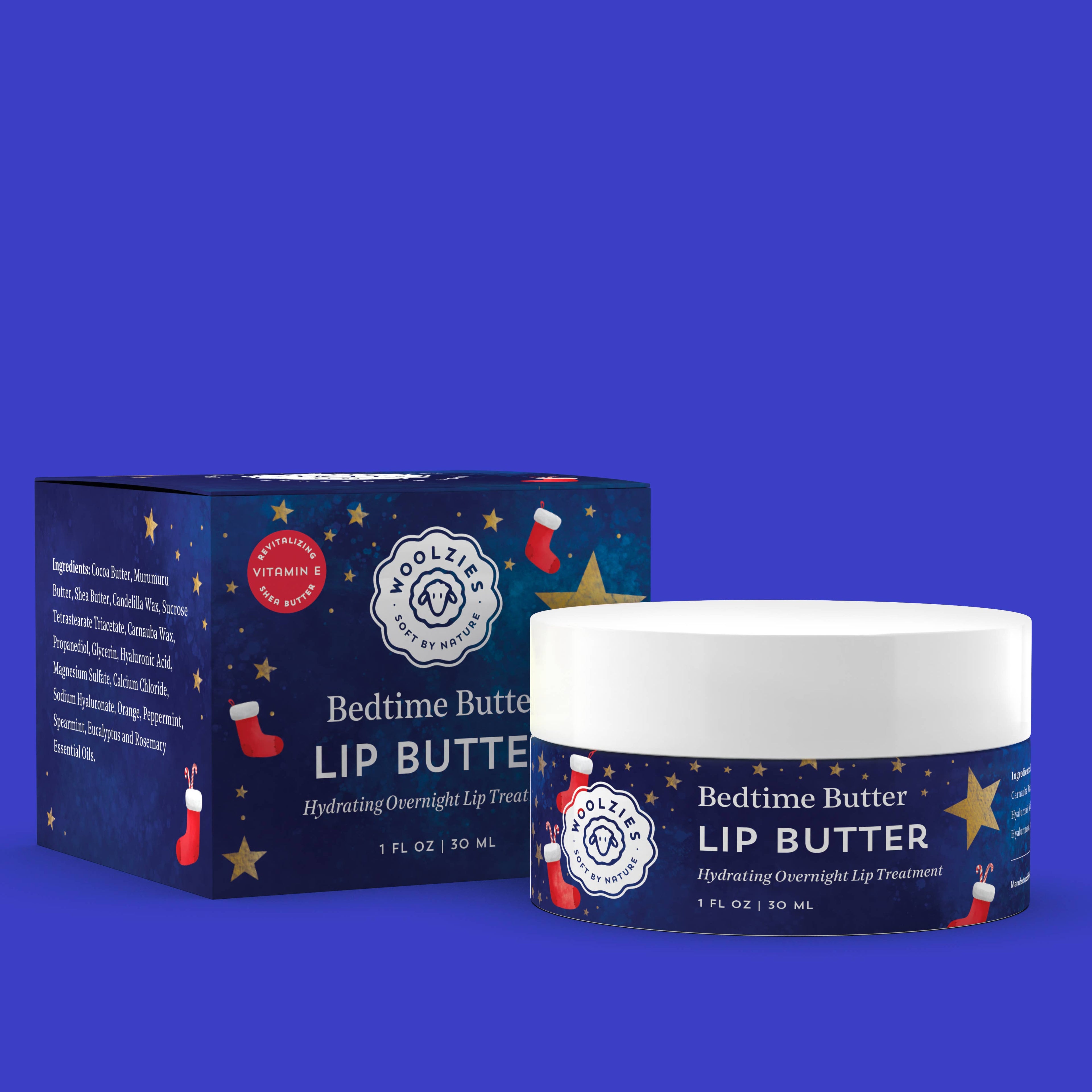 Overnight Lip Butter- Holiday Bedtime Butter