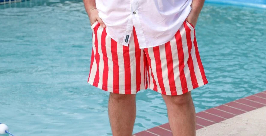 Mens Set Sail Swim Trunks