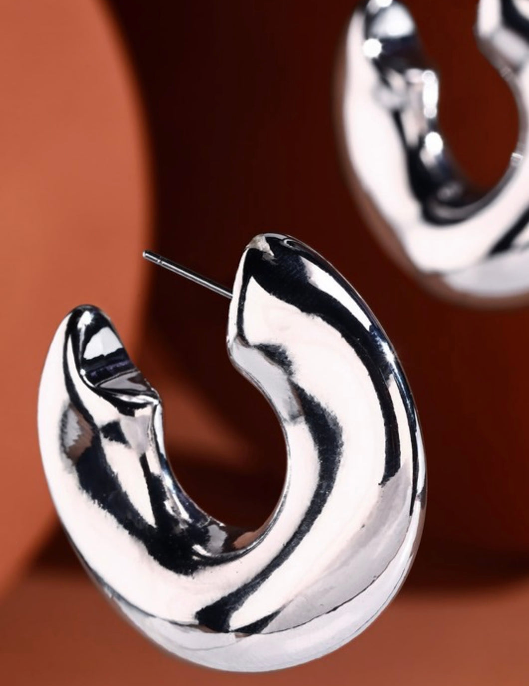 Chunky Hoop Earrings