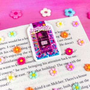 Bookshop at Night Magnetic Bookmark