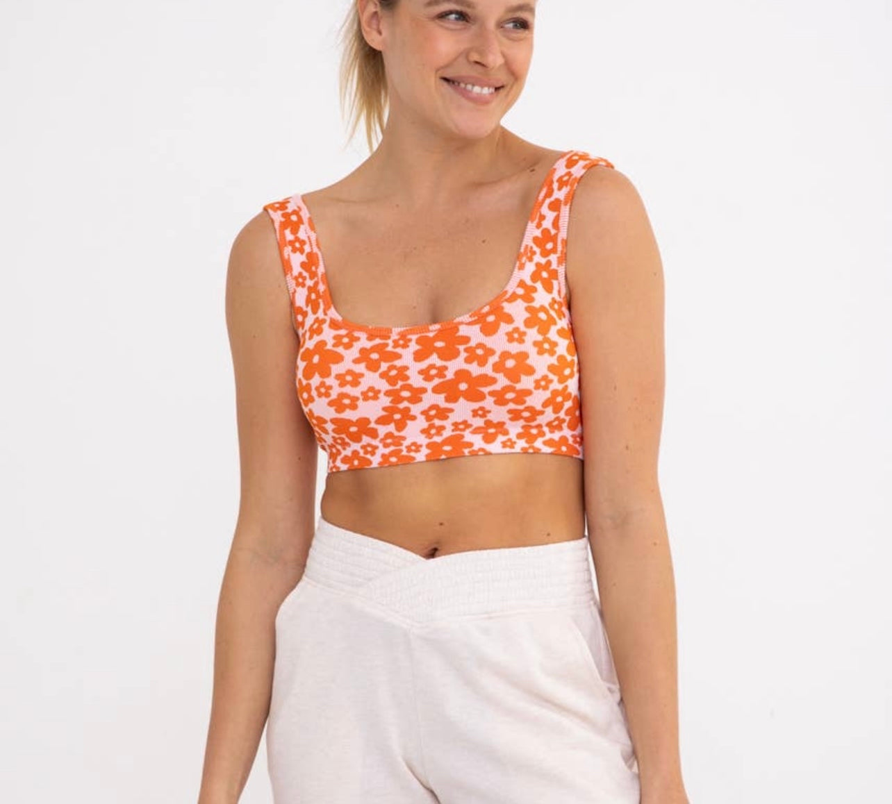Floral Sports Bra