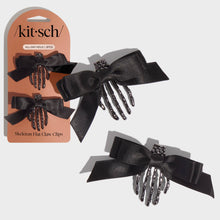 Load image into Gallery viewer, Skeleton Flat Claw Clips 2pc Set