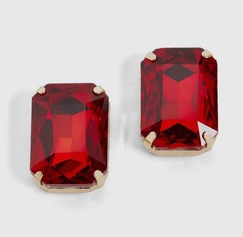 Octagon Jewel Earring