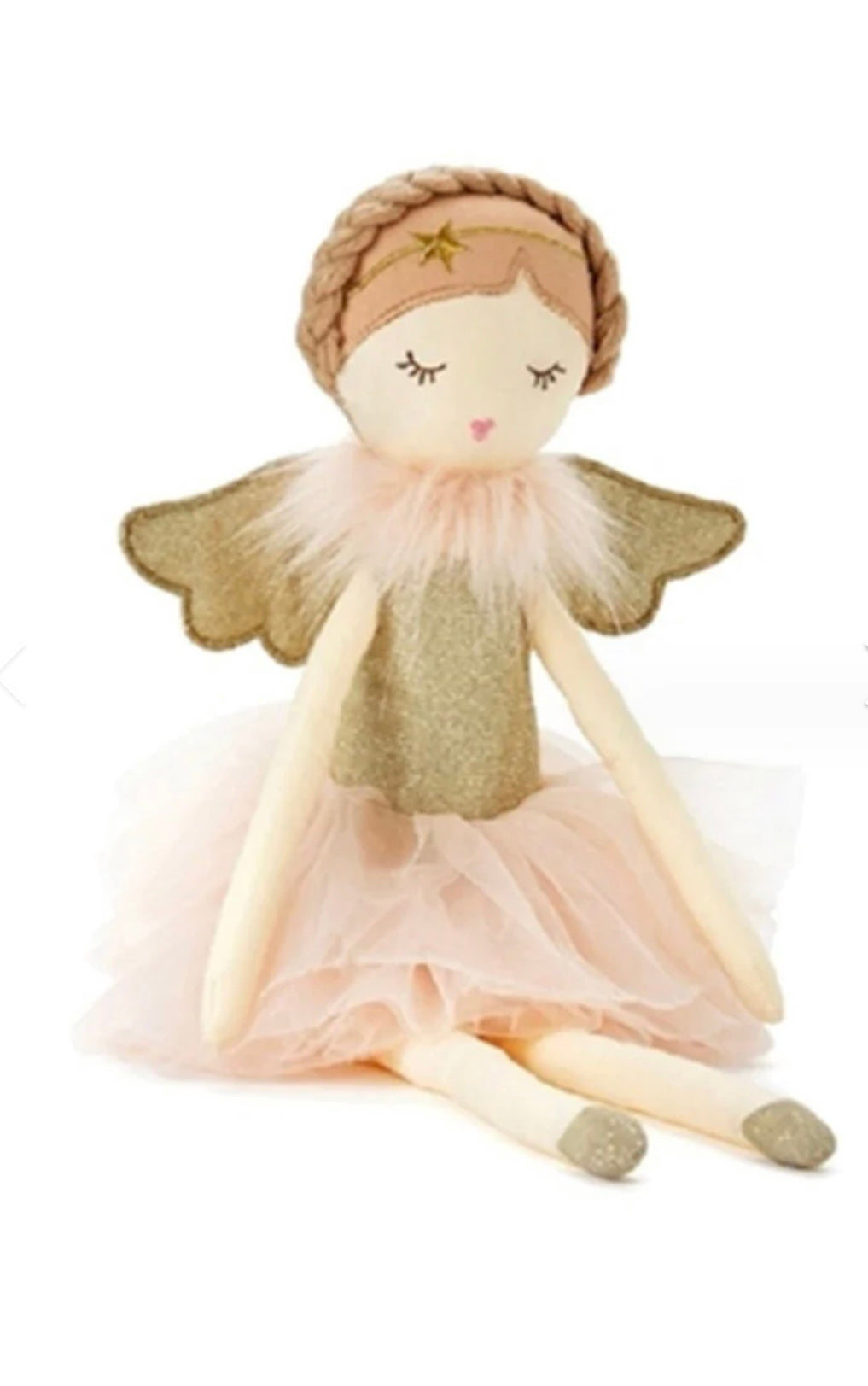 Gold Angel Ballerina Doll