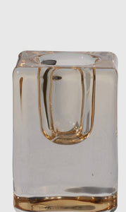 Quadra Glass Candle Holder