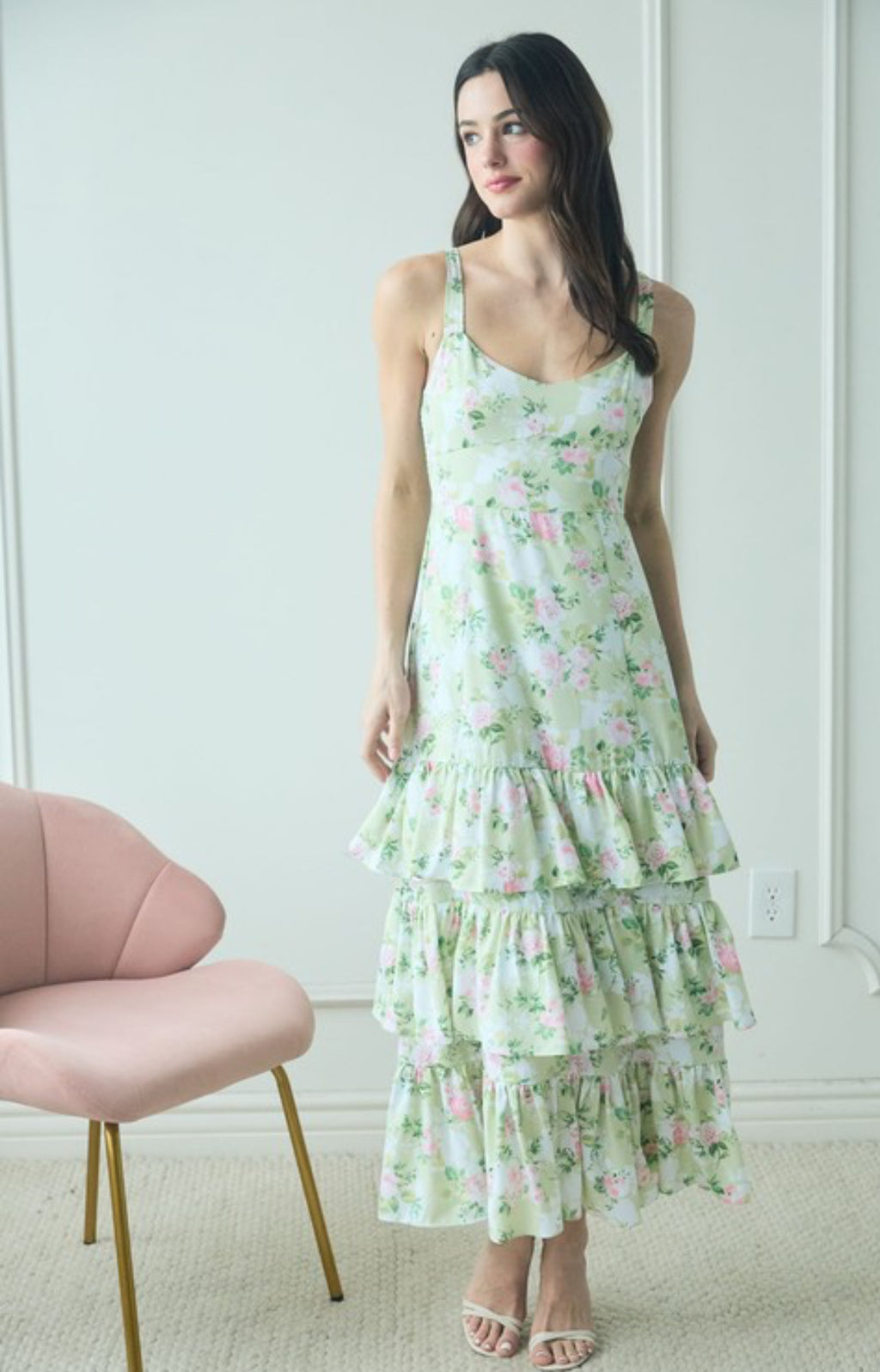Midi Tiered Dress