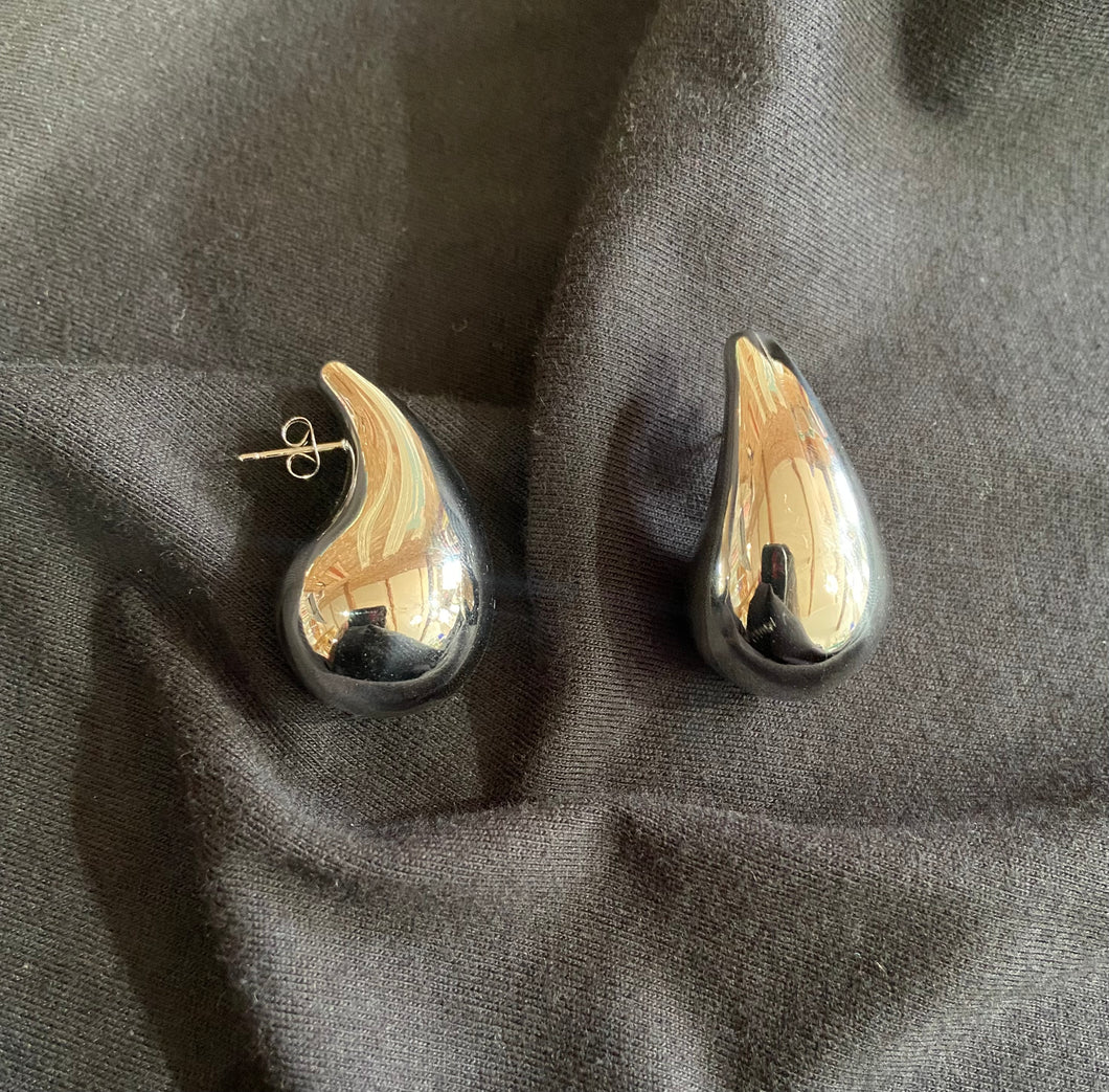 Teardrop Stud Earrings