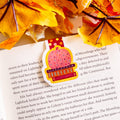 Fall Pumpkin Book Stack Magnetic Bookmark