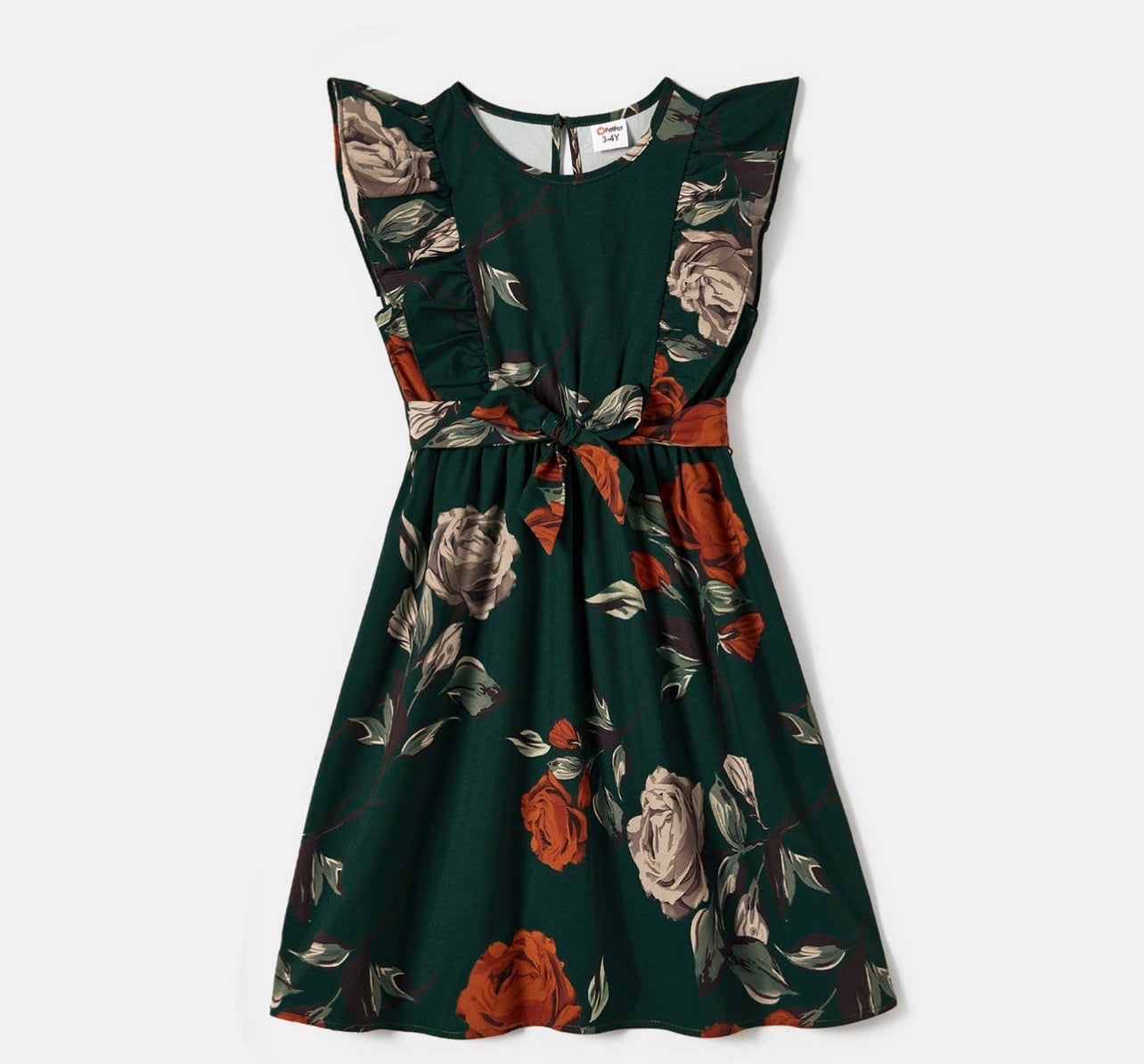 Floral Belted Dress