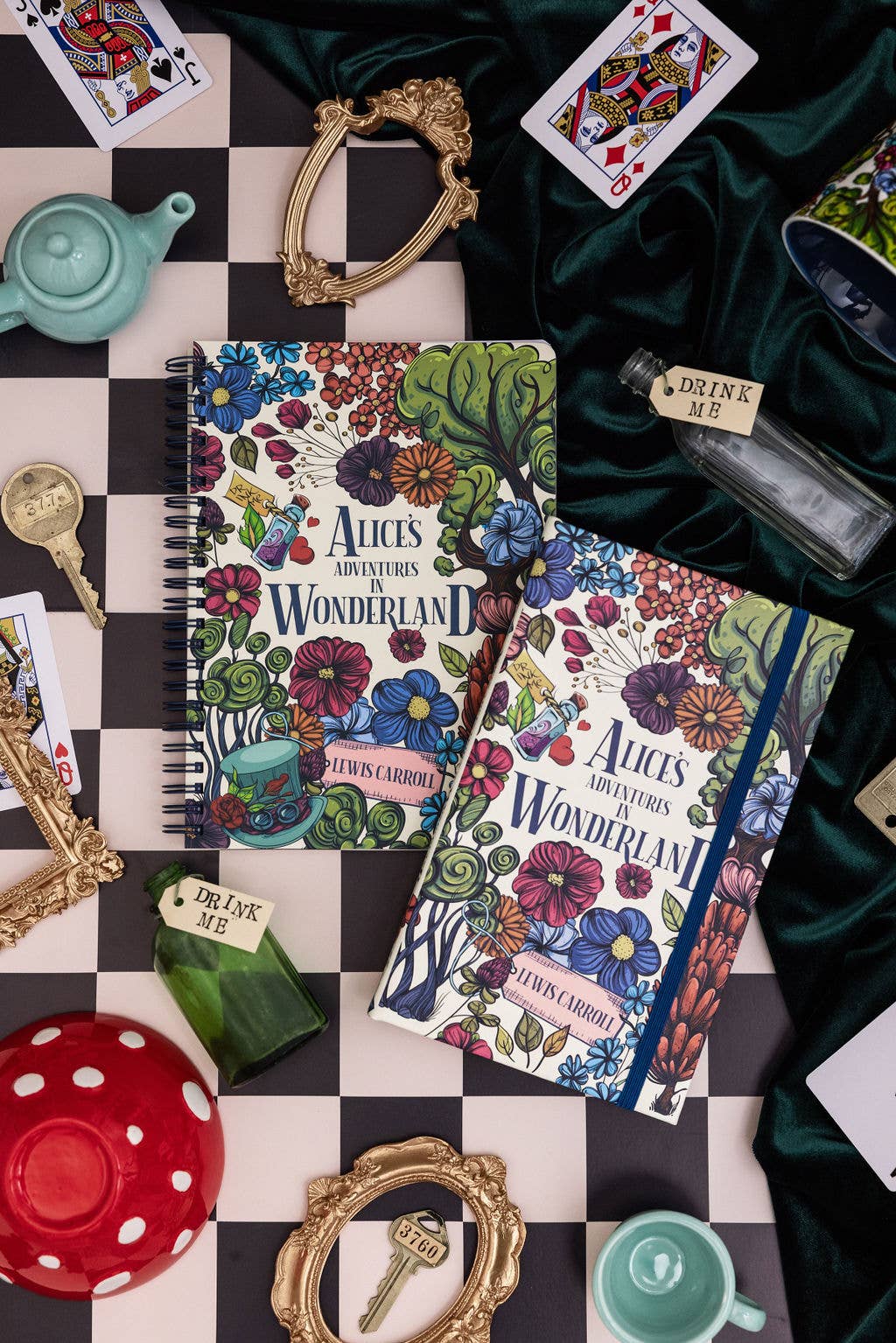 Mini Notebook, Alice in Wonderland - Floral Nonsense