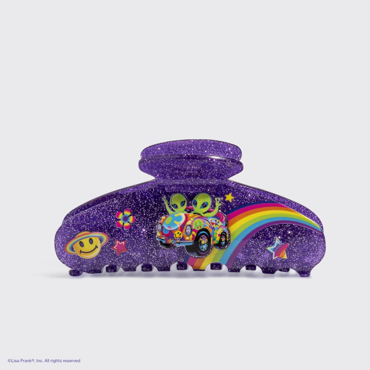 Lisa Frank x Kitsch Glitter Claw Clip in Zoomer™ & Zorbit™