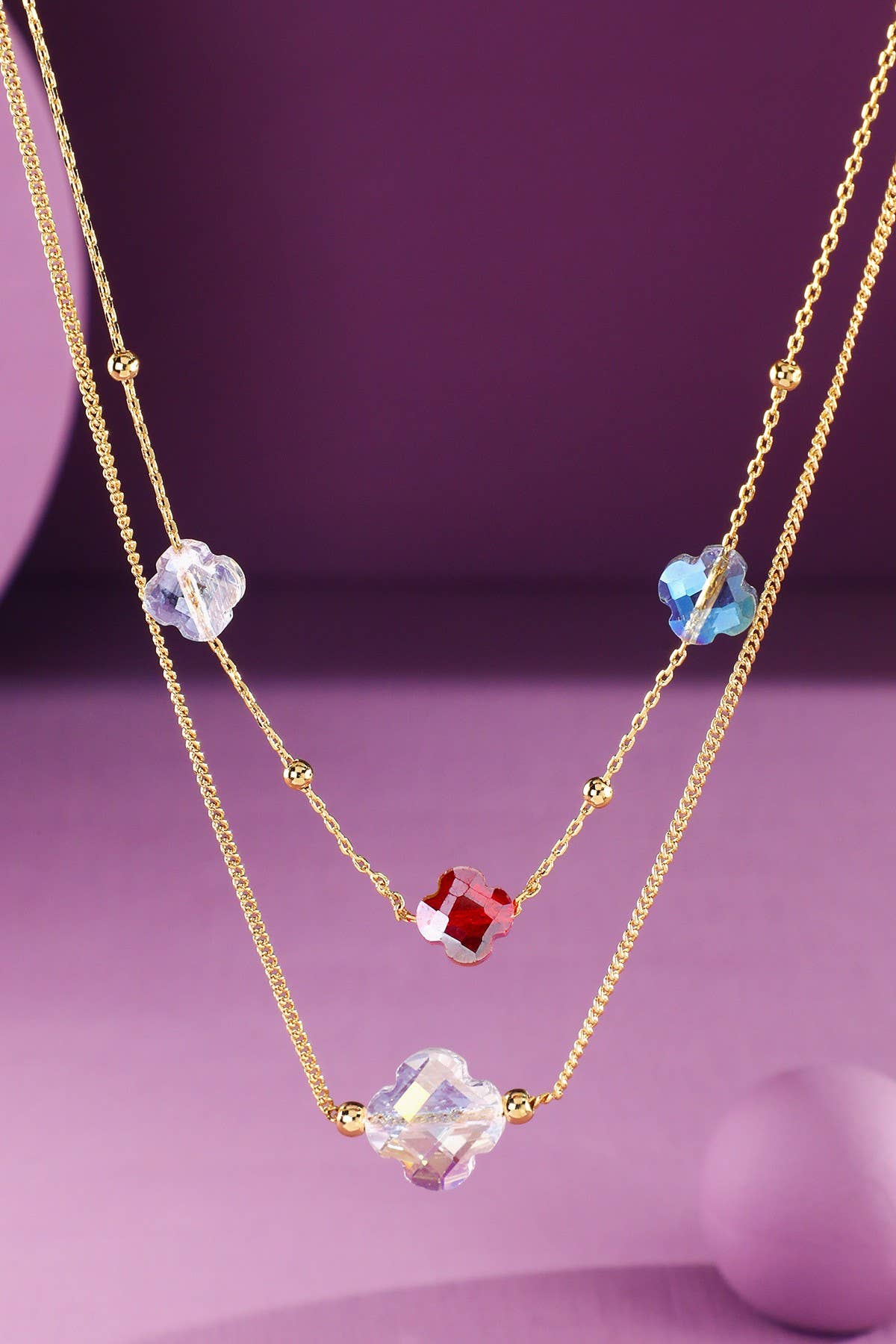 Layered Station Necklace