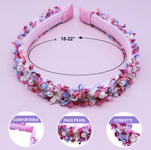 Load image into Gallery viewer, Confetti Pearl Headbands