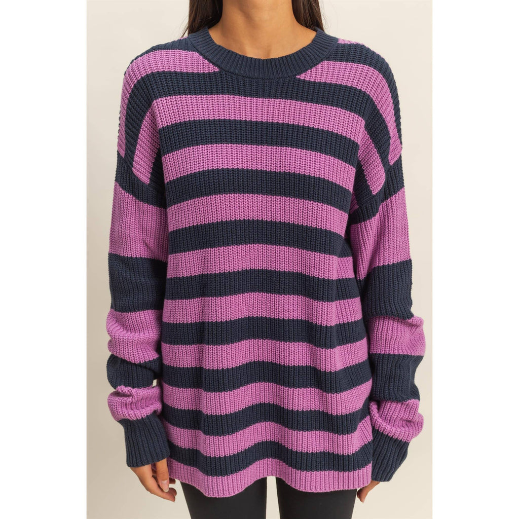 Striped Long Sleeve Sweater