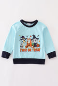 Blue Halloween Character Top