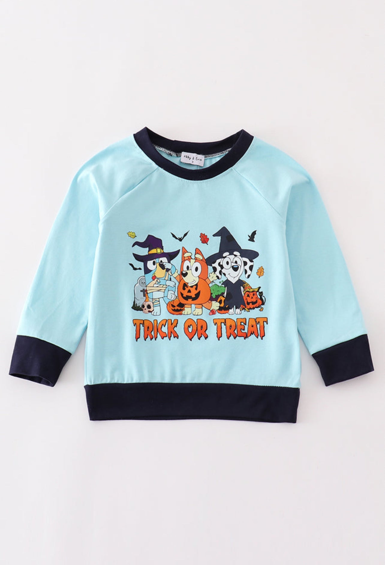 Blue Halloween Character Top