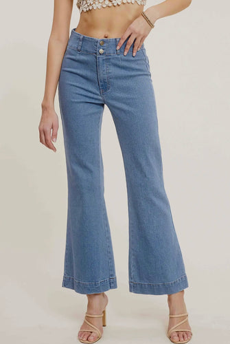 Stretchy Two Button Pants