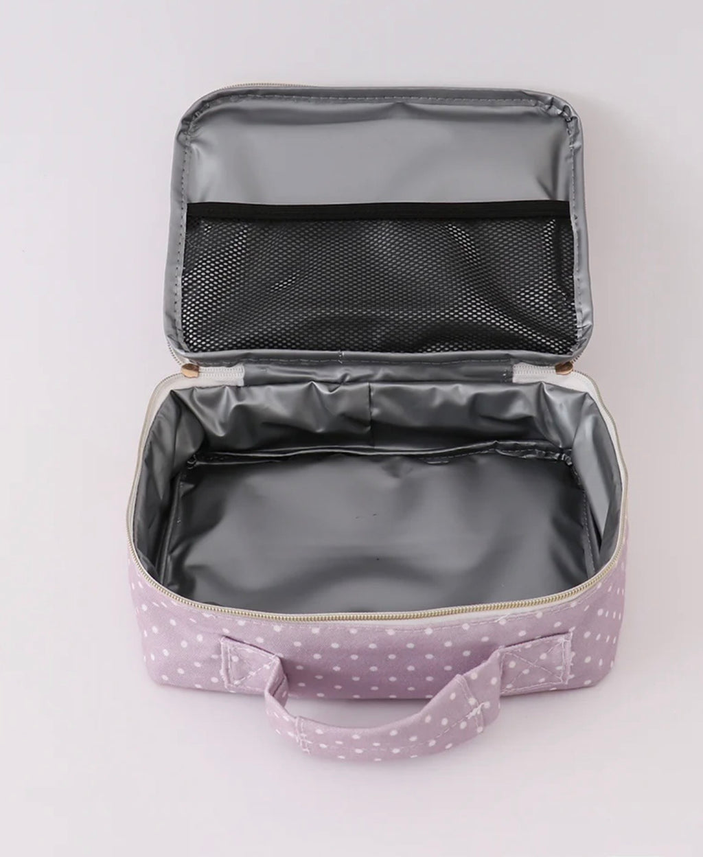 Purple Canvas Lunch Bag