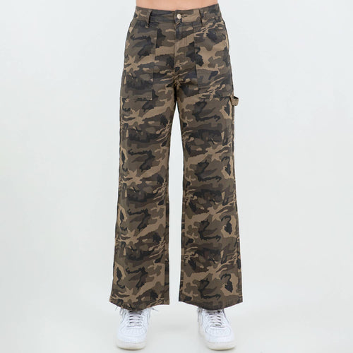 High Waist Camo Pants