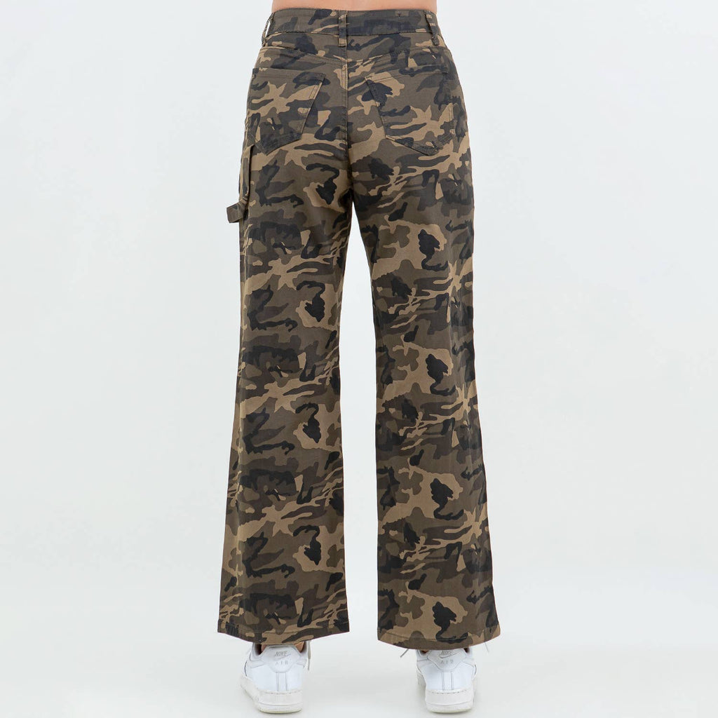 High Waist Camo Pants