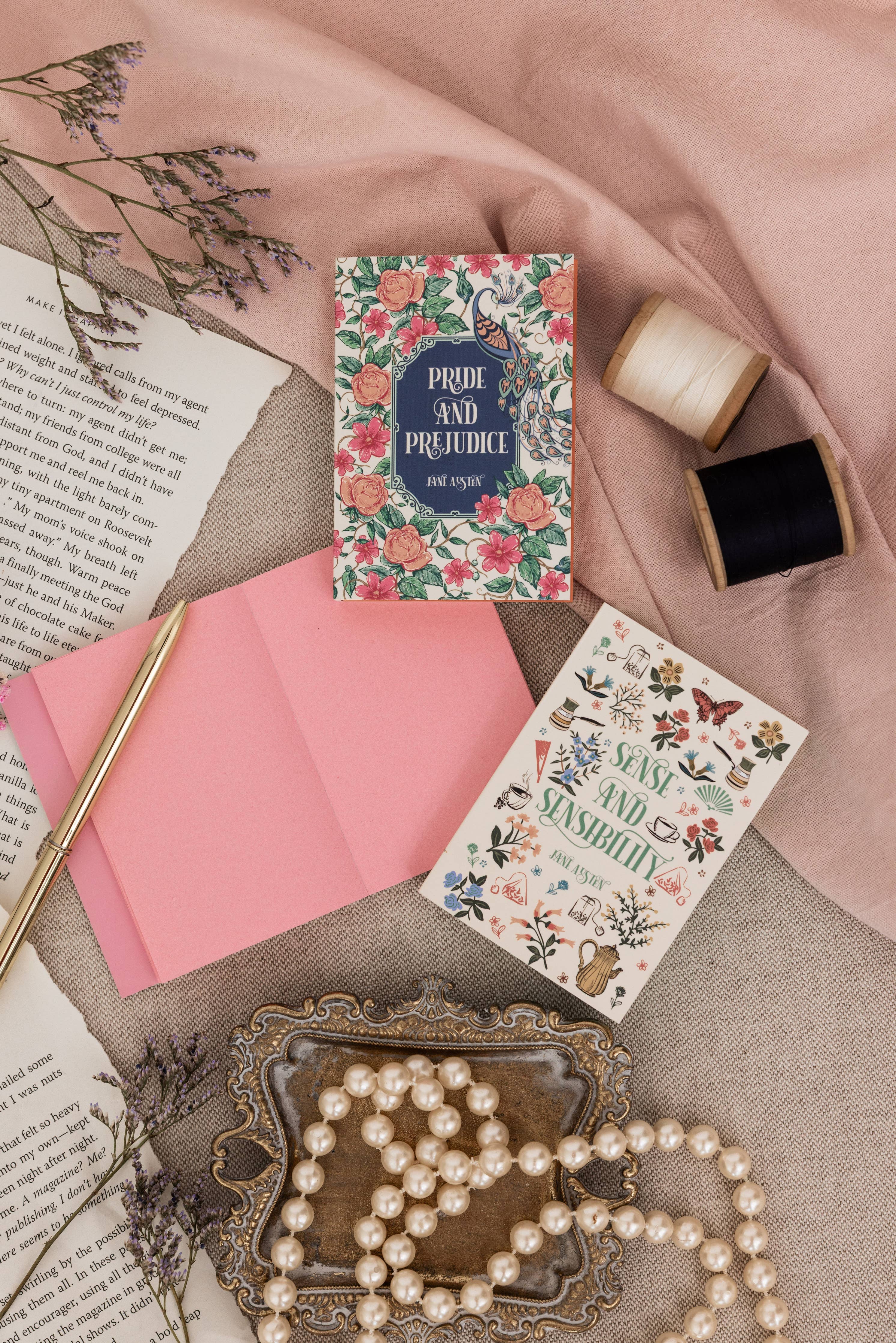 Mini Book Notepad Set, Jane Austen