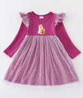Purple Halloween Ghost Dress