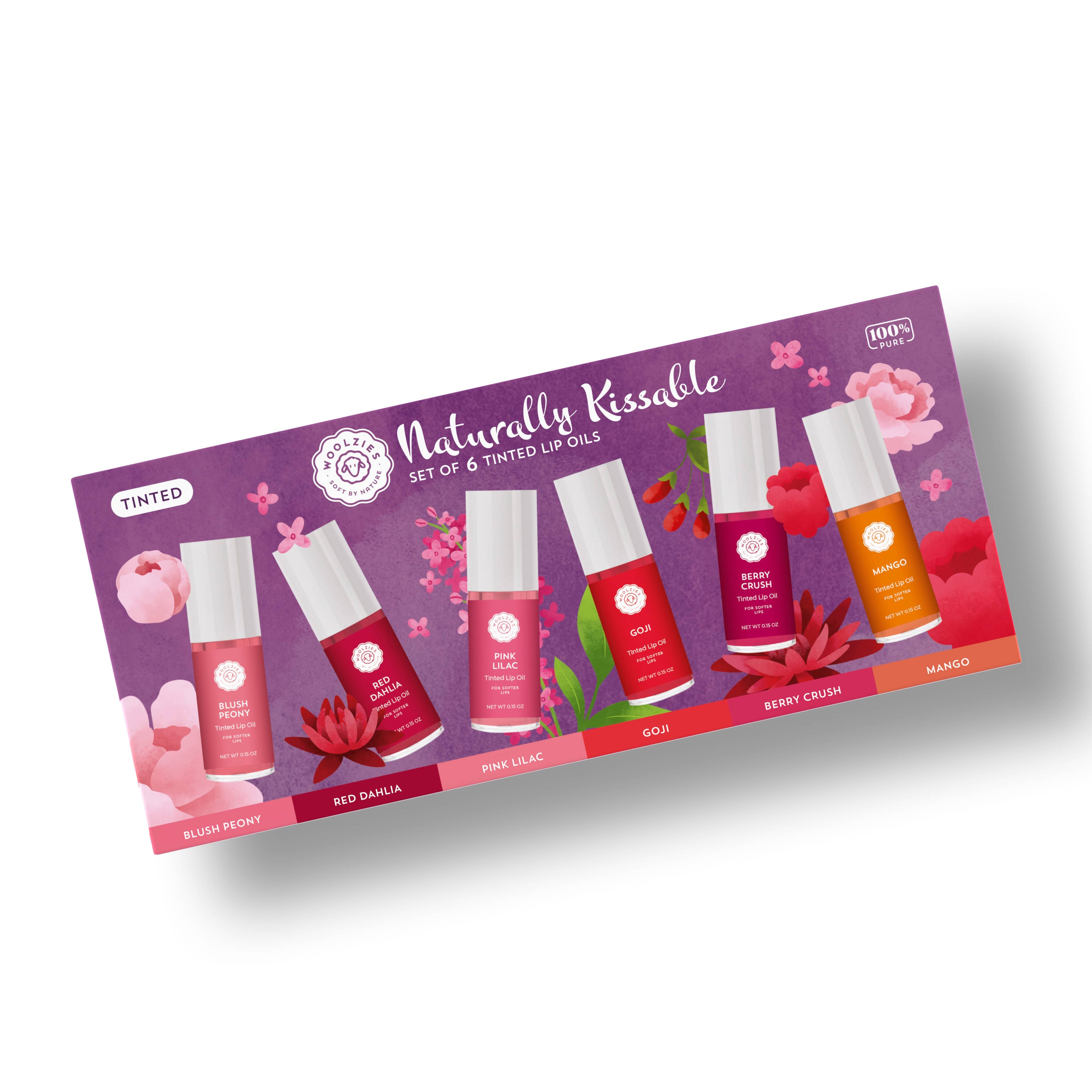Naturally Kissable Lip Oil Collection – Set of 6