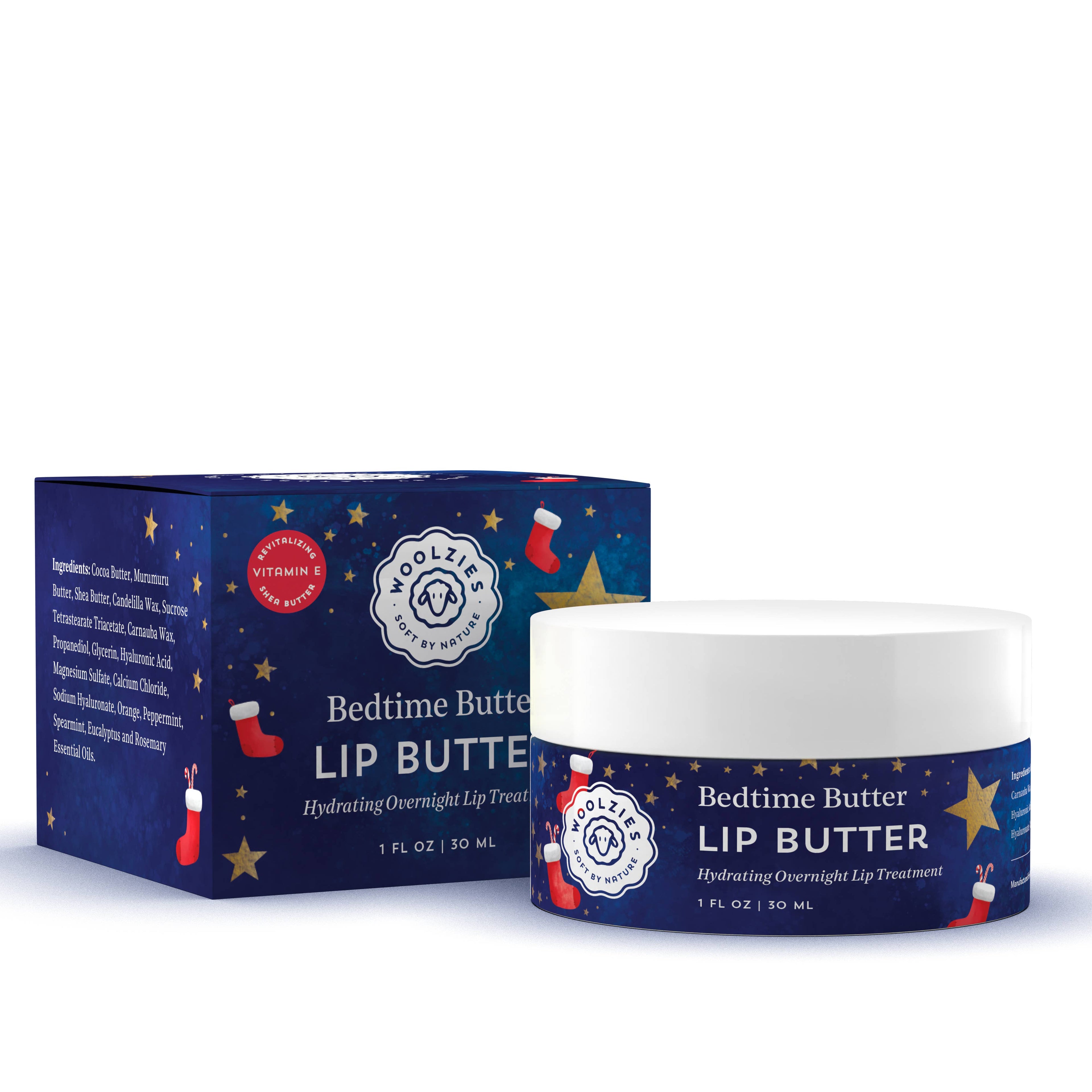 Overnight Lip Butter- Holiday Bedtime Butter