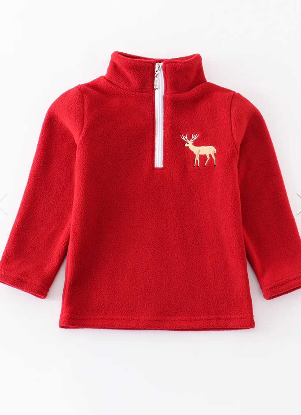 Maroon Deer Pullover