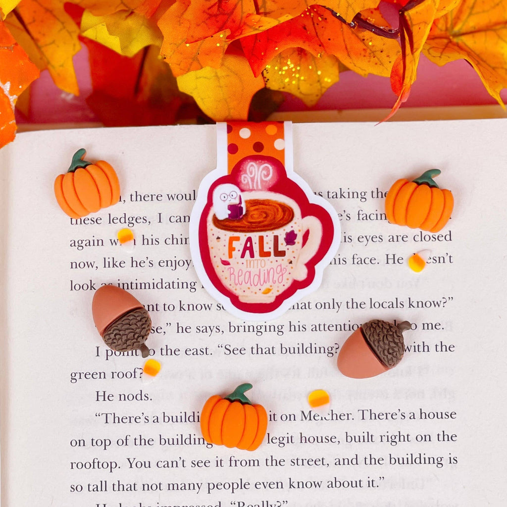Fall Into Reading Boo-Mallow Magnetic Bookmark
