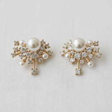 Load image into Gallery viewer, Vintage Starry Gemstone Drop Earrings