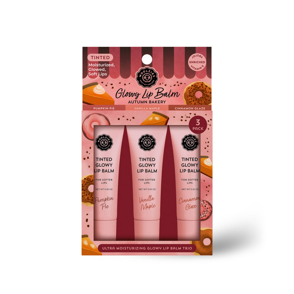 Autumn Bakery Tinted Glowy Lip Balm Trio