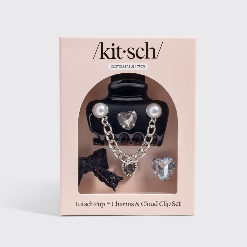 KitschPop™️ Cloud Clip 7pc Set Vintage- Black