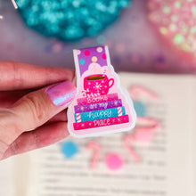 Load image into Gallery viewer, Books are my Happy Place Christmas Magnetic Bookmark