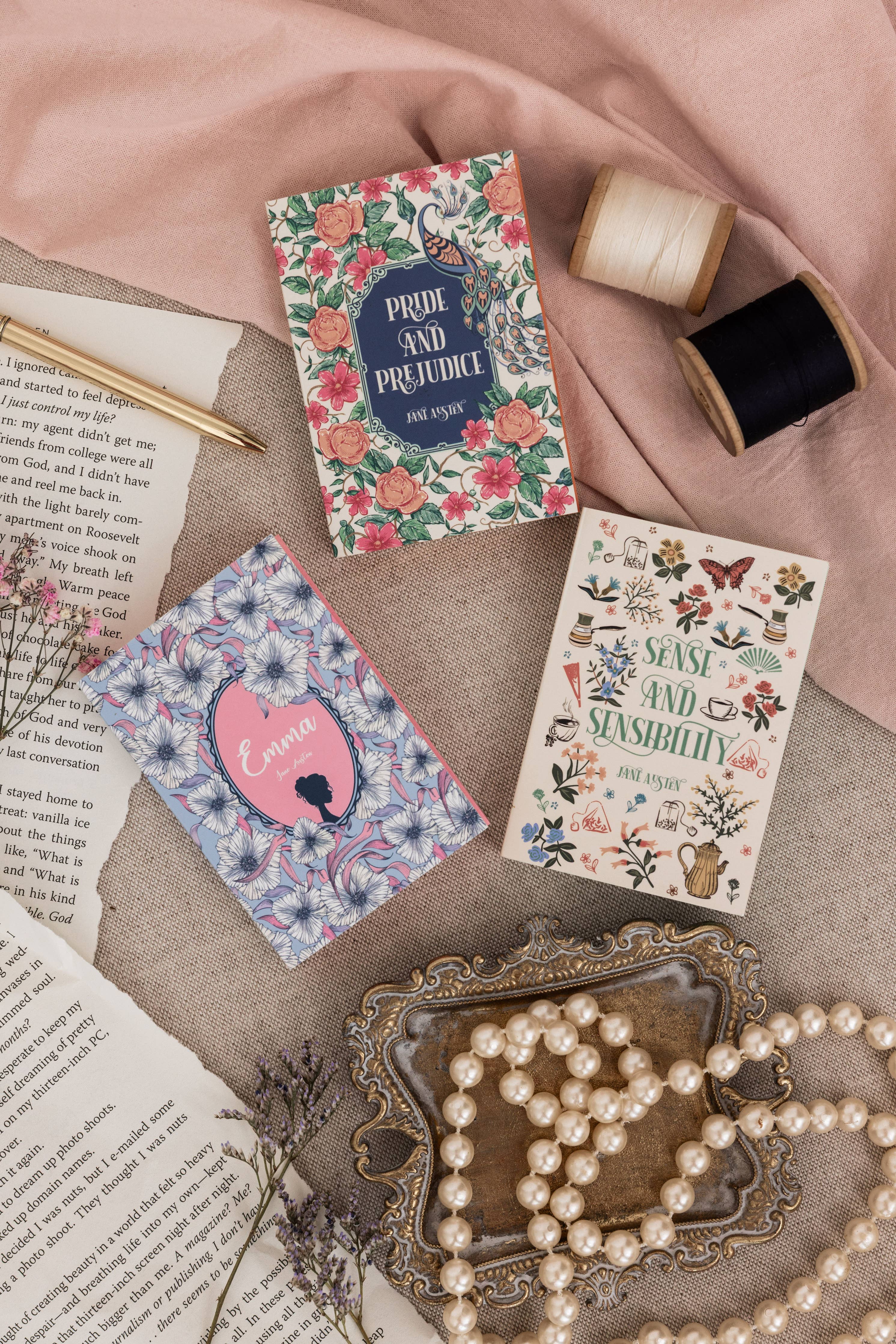 Mini Book Notepad Set, Jane Austen