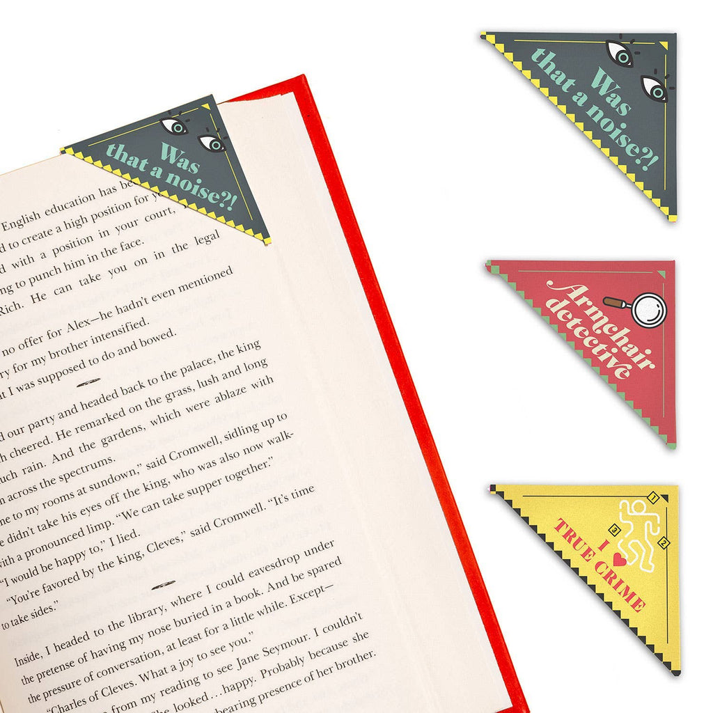 Mystery & True Crime Lovers Bookmark Corners