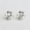Chic Geometric Pearl Drop Earrings