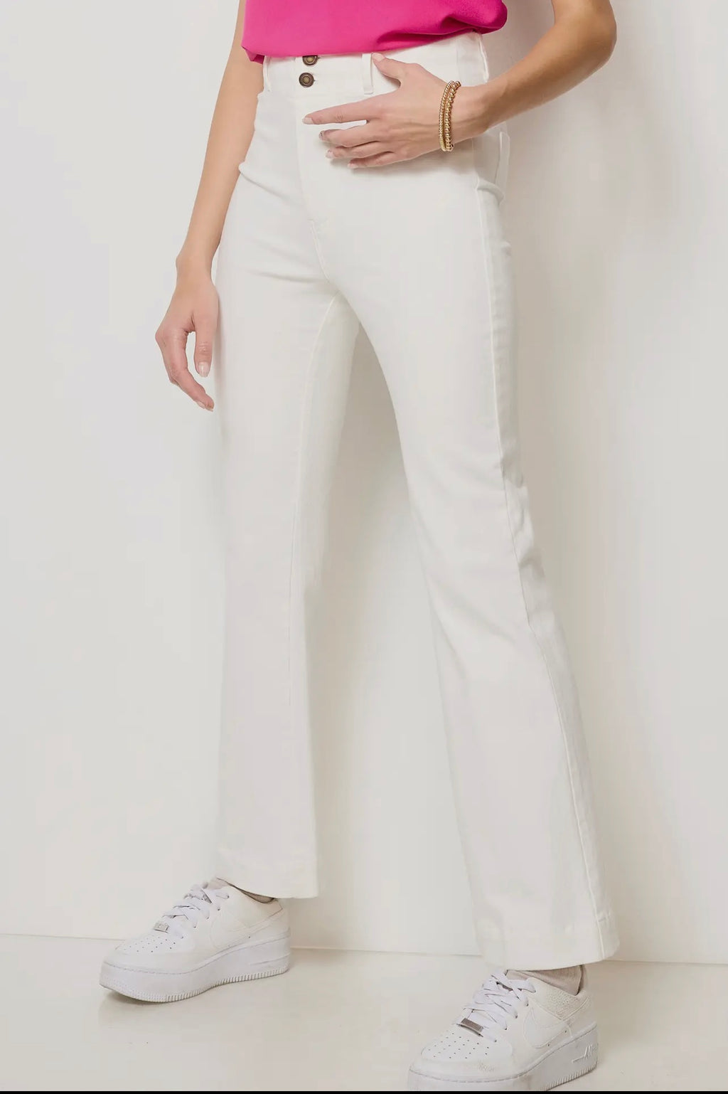 Stretchy Two Button Pants