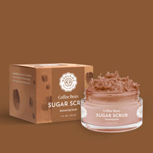 Load image into Gallery viewer, Coffee Bean Sugar Lip Scrub 1oz.