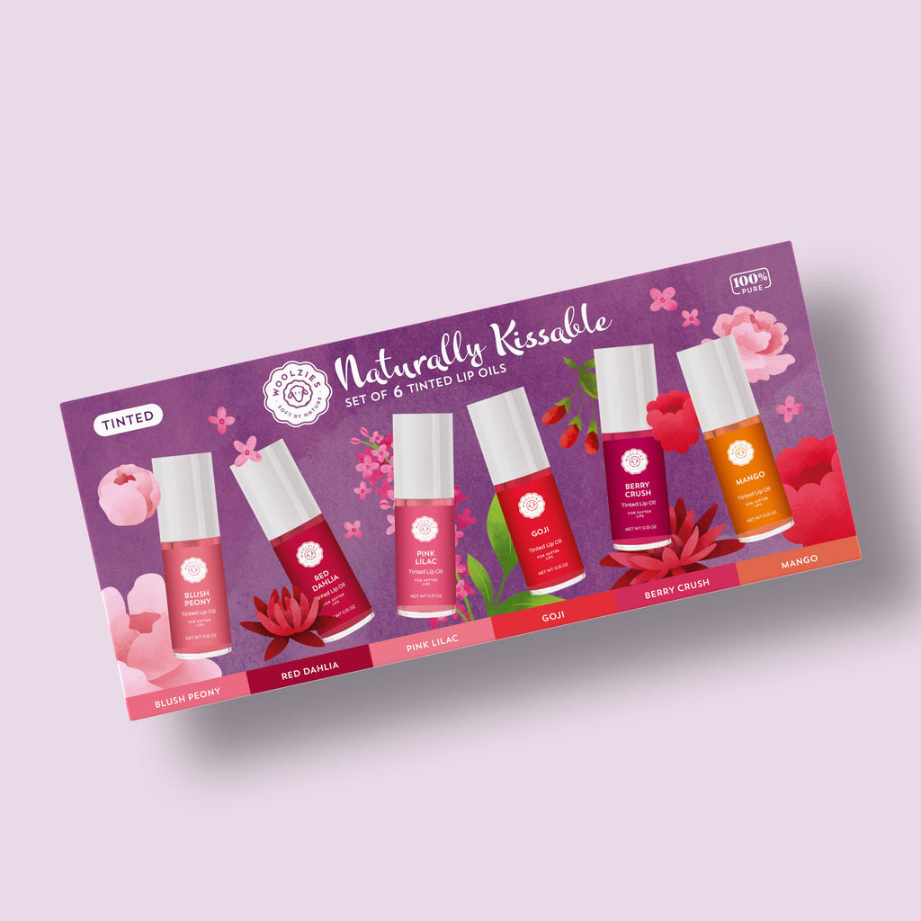 Naturally Kissable Lip Oil Collection – Set of 6